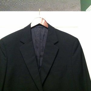 BROOKS BROTHERS LORO PIANA MENS NAVY 100%WOOL SPORT JACKET COAT BLAZER SIZE: 44L
